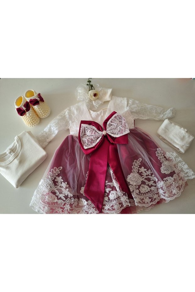 Baby Girl Mevlüt Set Wedding Dress Evening Dress Baby Birth Baby Shower Gift