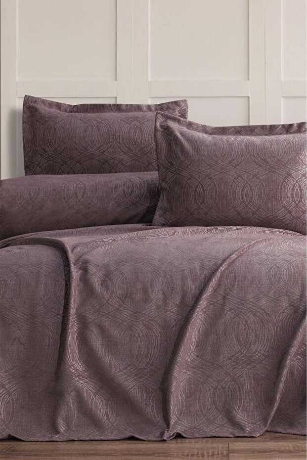 Aren 2 Piece Single Pique Set 180X240 Powder