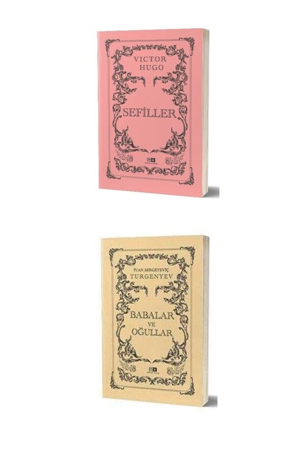 Dünya Klasikleri Sefiller + Babalar ve Oğulları 2 Kitap Set