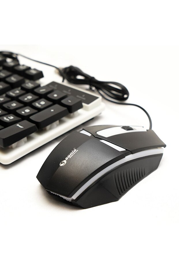 Sn-x202 Kablolu Işıklı Klavye Mouse Seti - 6