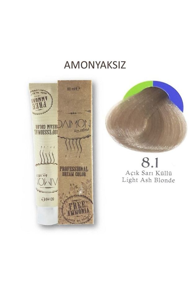 Fa Amonyaksız Saç Boyası 8.1 Açık Sarı Küllü - 1