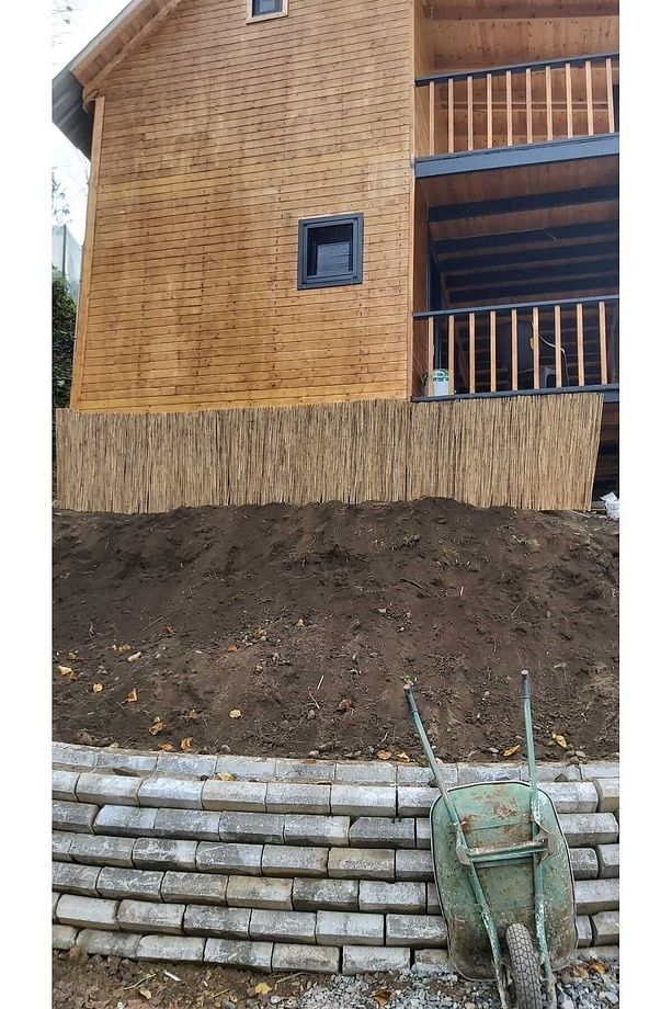 Doğal Kamış Hasır Çit 1metre X 6 Metre Balkon Çiti, Hasır Bambu Çit, Bahçe Çiti Ve Gölgelik - 8