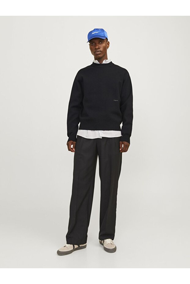 Rundhals ve Strickpullover Rundhals ve Einfarbig Strickpullover - 4