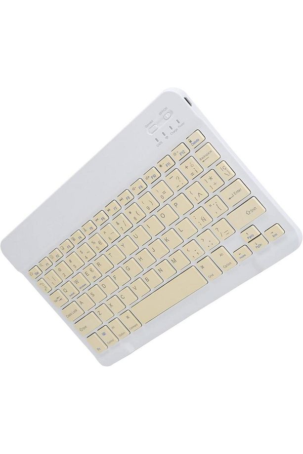 Lenovo Smart Paper ZAC00011TR 10.3" Uyumlu Kablosuz Bluetooth Şarj Edilebilir Klavye - Sarı - 7