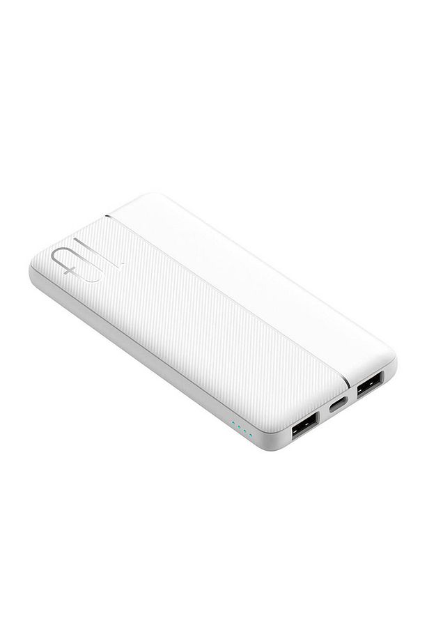Powerbank 10000mAh Wiwu Wi-P032 Çift USB ve Type-C Portlu PD LED Işık Göstergeli Beyaz - 2