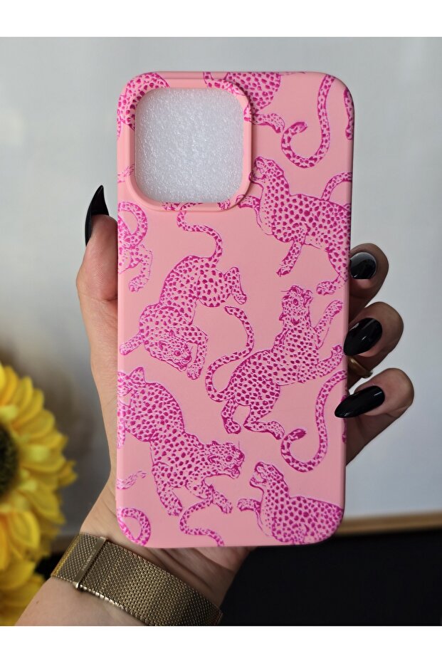 حافظة إطلاق مخملية منقوشة متوافقة مع هاتف Iphone 15 Pro - 2