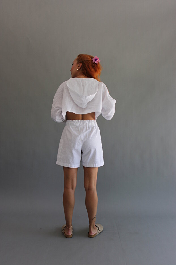 KETEN KAPÜŞONLU SWEET - 5