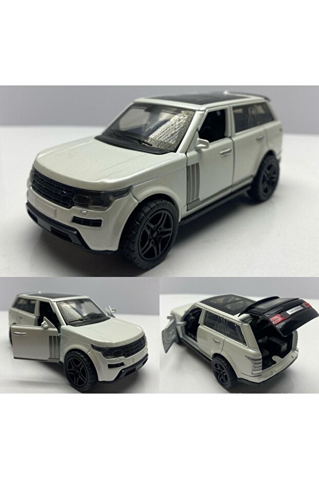 afreyz oyuncak Diecast,metal Oyuncak Araba Range Rover Jip 10 Cm Çek Bırak Model Araba Bagaj Açılır