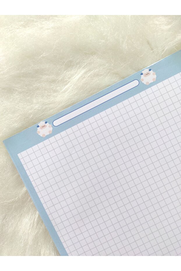 Mavi Koyuncuk A4 Notepad - Memopad,Check List ,Not Defteri ,Bloknot ,Not kağıdı - 3