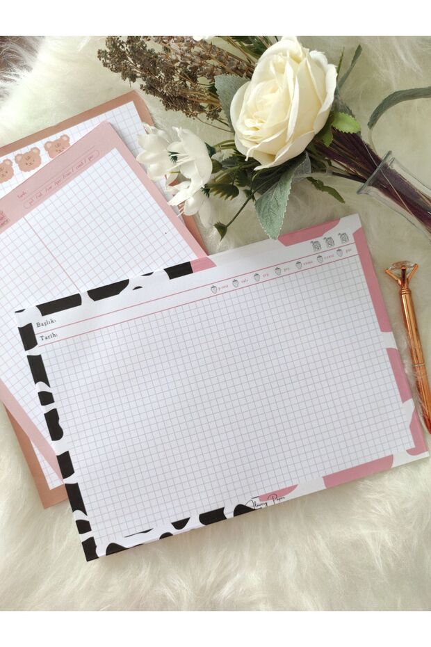 Möööö A4 Notepad - Memopad,Check List ,Not Defteri ,Bloknot ,Not kağıdı - 3