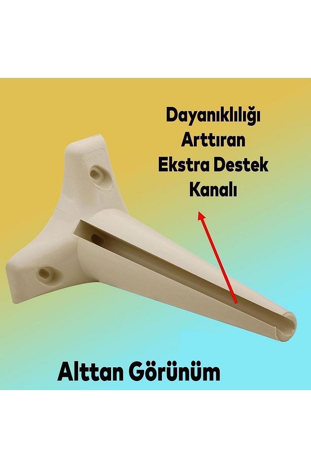 Aspen Lüks Mobilya Kanepe Koltuk Tv Ünitesi Konsol Yükseltici Ayağı Ayakları 24 Cm Krem Ayak - 4