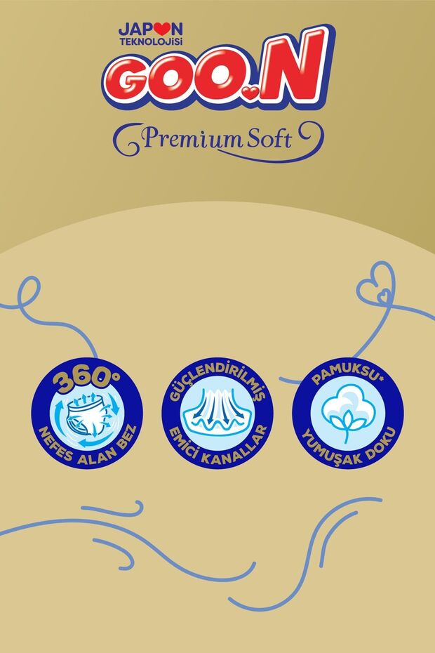 Premium Soft 5 Numara Süper Yumuşak Bant Bebek Bezi - 28 Adet - 5