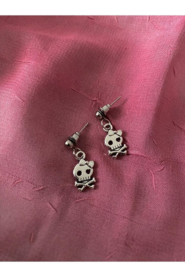 Monster High Skull Minimal Küpe - 1