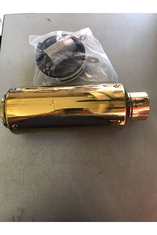 Sc egzoz gold renk 100cc üstü motorlara uyumlu - 1