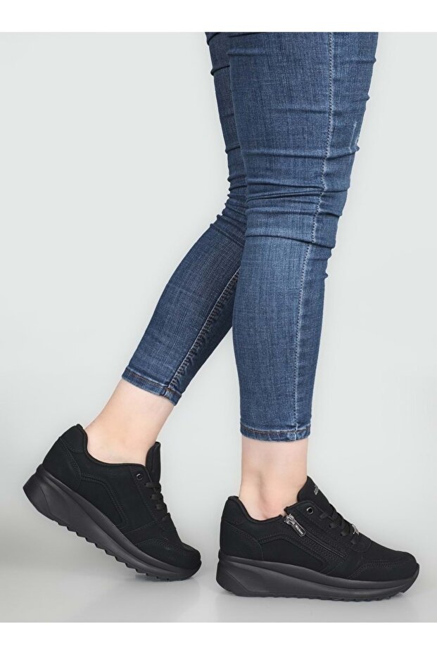 1662 Anatomical Sole Zipper Sneakers Shoes