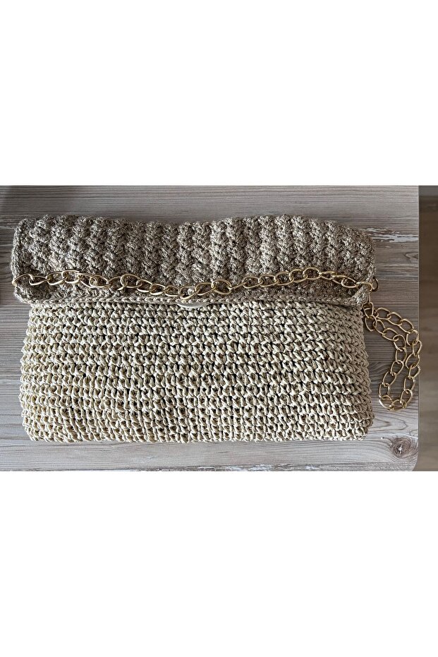 Handwork * Soft Paper String * Portfolio Bag - 4