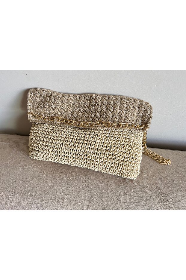 Handwork * Soft Paper String * Portfolio Bag - 8