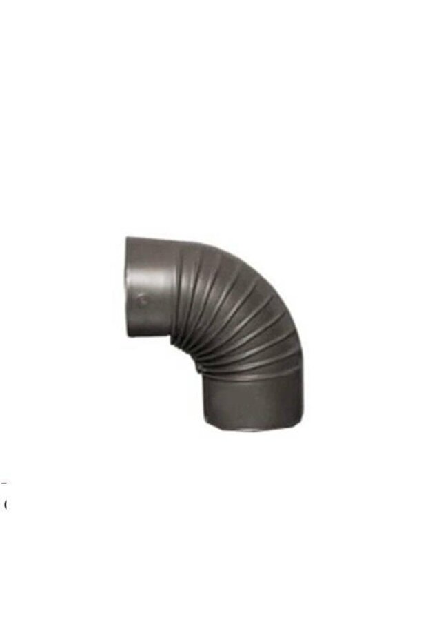 Mat Siyah Emaye Soba Borusu Dirseği 0.40 mm - 1