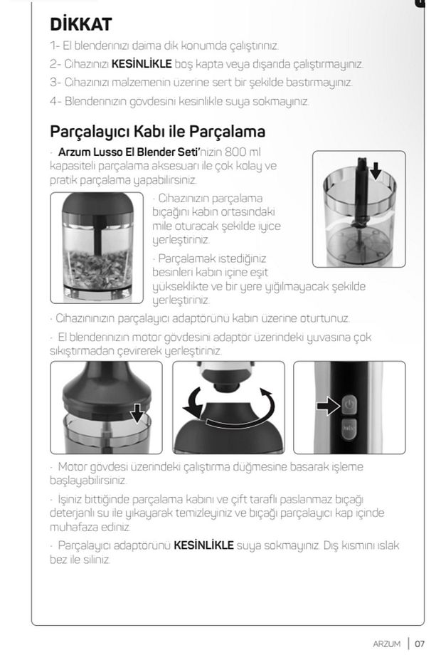 AR1131 Lusso El Blender Seti - 4