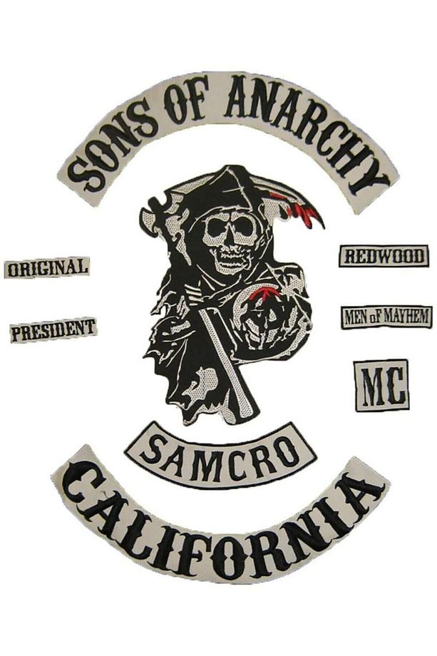Sons Of Anarchy 9 Parça Patch Set - 2