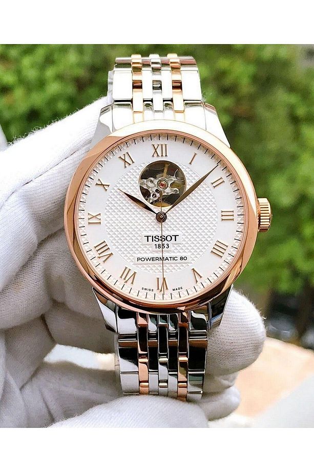 Le Locle Powermatic 80 Open Heart T006.407.22.033.02 Erkek Kol Saati - 4