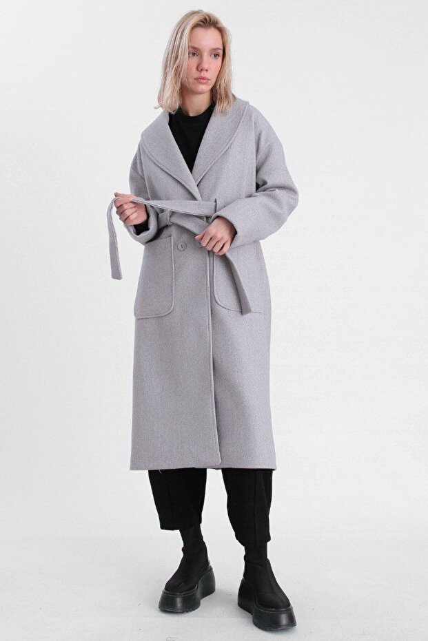 İthal kaşe manto - 1