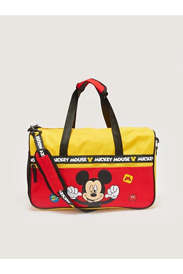 LCW ACCESSORIES Mickey Mouse Printed Boys' Sports Bag