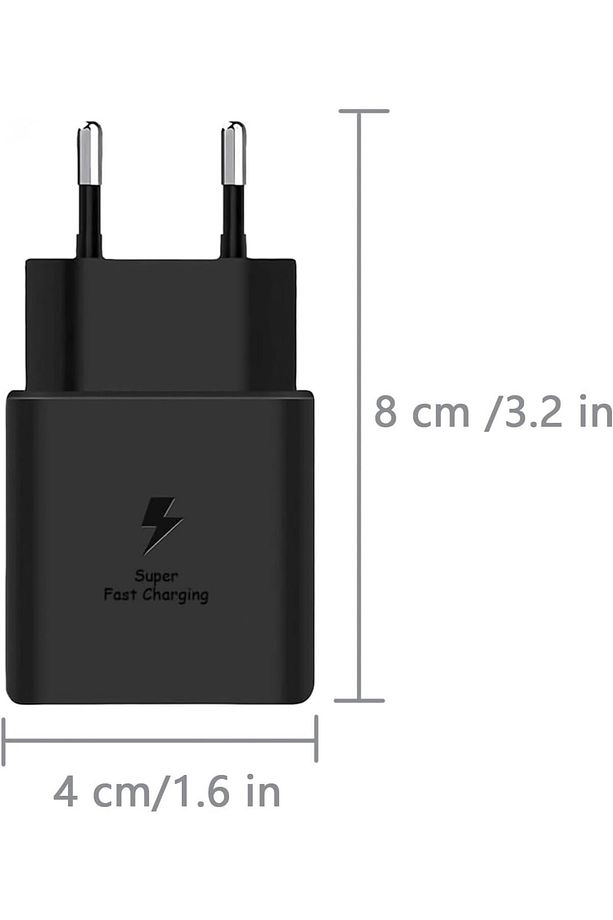 Samsung Galaxy S20/S21/S22/S23 Fe/S24 Plus/S24 Ultra Uyumlu Hızlı Şarj Adaptörü 25W USB-C Type-C PD - 5