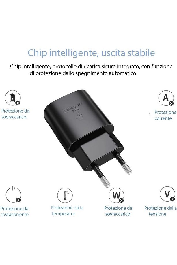 Samsung Galaxy S20/S21/S22/S23 Fe/S24 Plus/S24 Ultra Uyumlu Hızlı Şarj Adaptörü 25W USB-C Type-C PD - 2