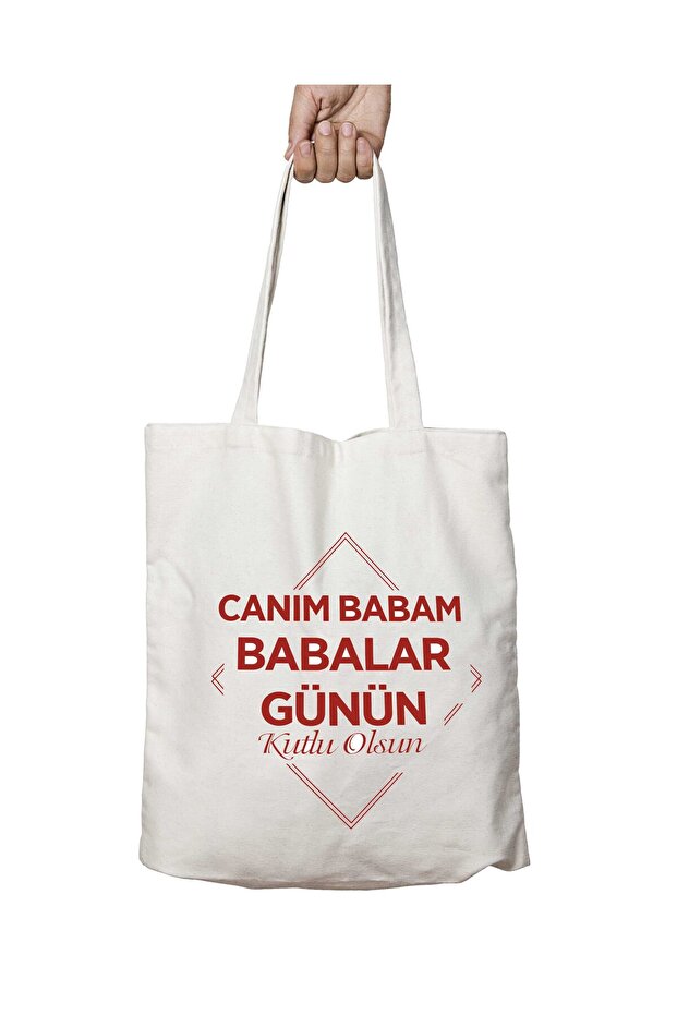Father's Day 000 - Two Sided, Washable Shoulder Tote Bag