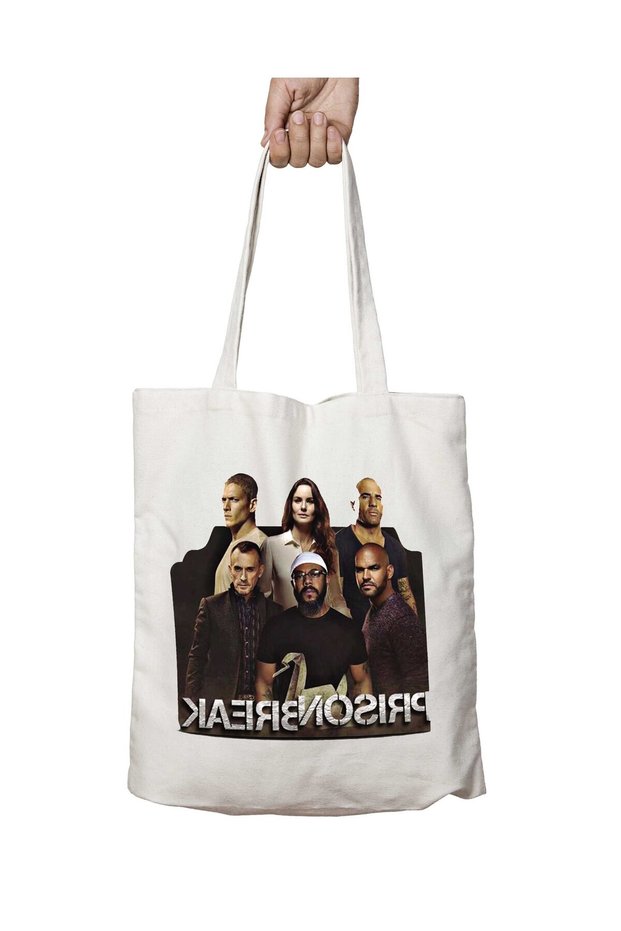 Prison Break Love Two Sides Permanent Washable School Beach Shoulder Cloth Bag