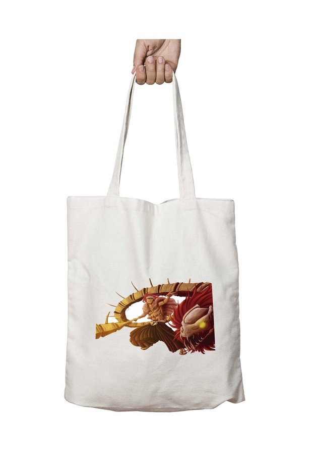 Abarai Renji Two Sides Permanent Washable School Beach Shoulder Cloth Bag