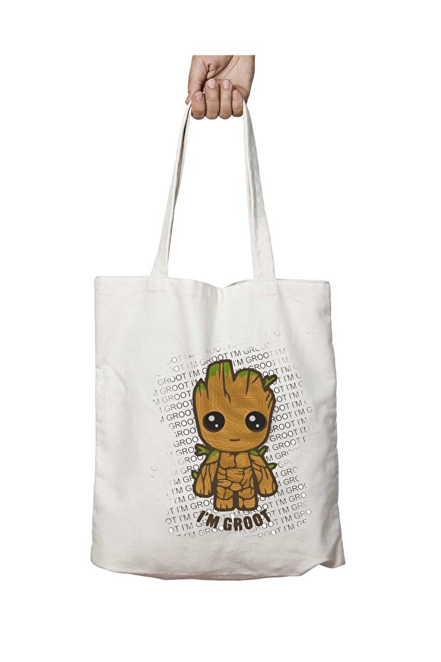 Groot Im Groot - حقيبة كتف تدوم طويلاً وقابلة للغسل على الجانبين