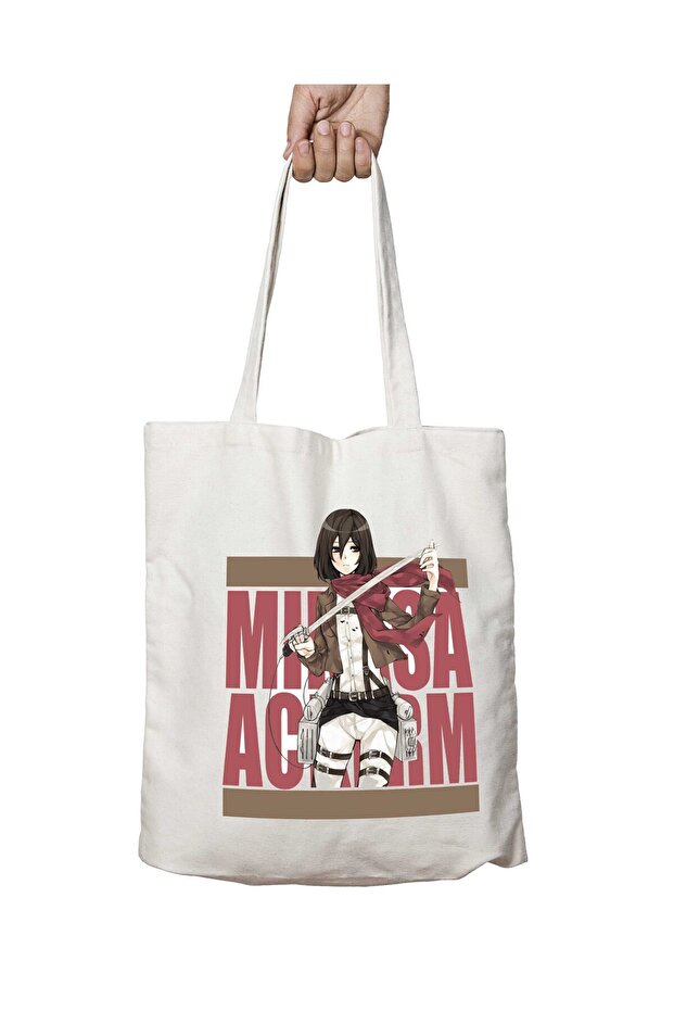 Attack on Titan Mikasa Ackermann - Two Sides Lasting and Washable Shoulder Cloth Bag