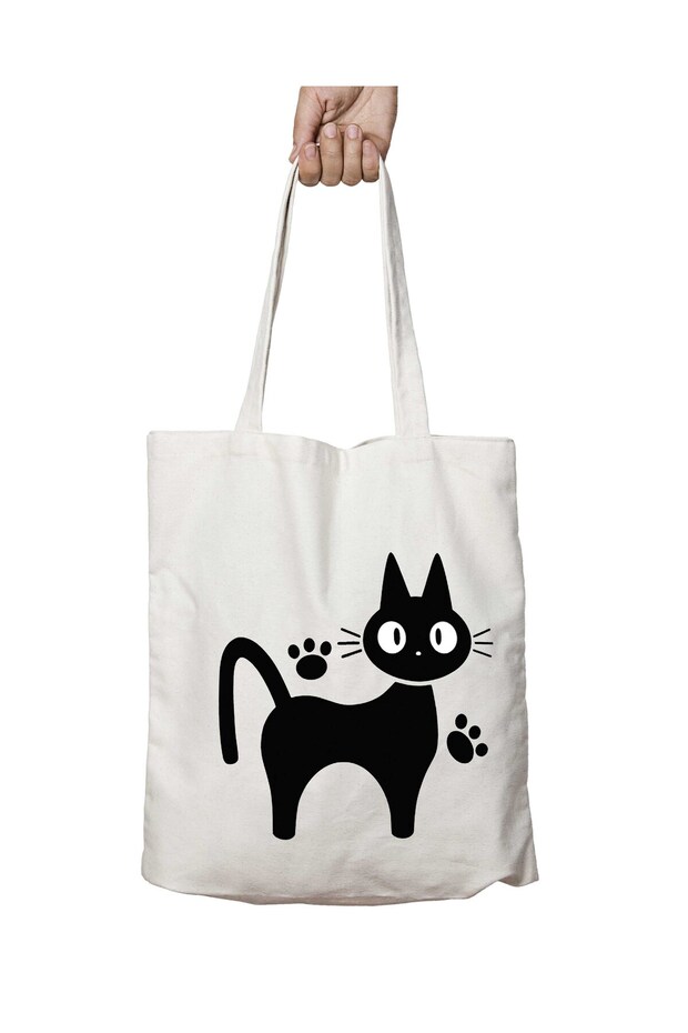 Jiji Two Sides Permanent Washable School Beach Shoulder Cloth Bag