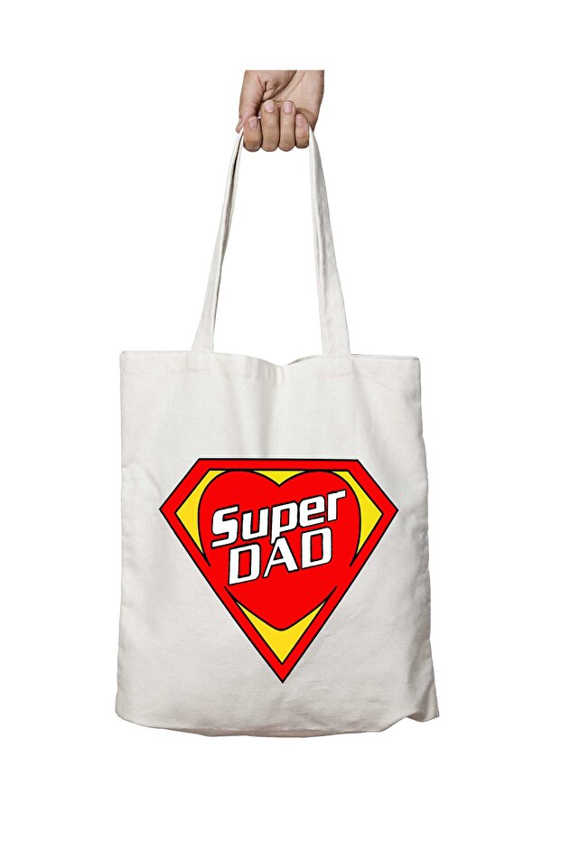Superdad - حقيبة كتف ثابتة وقابلة للغسل على الجانبين