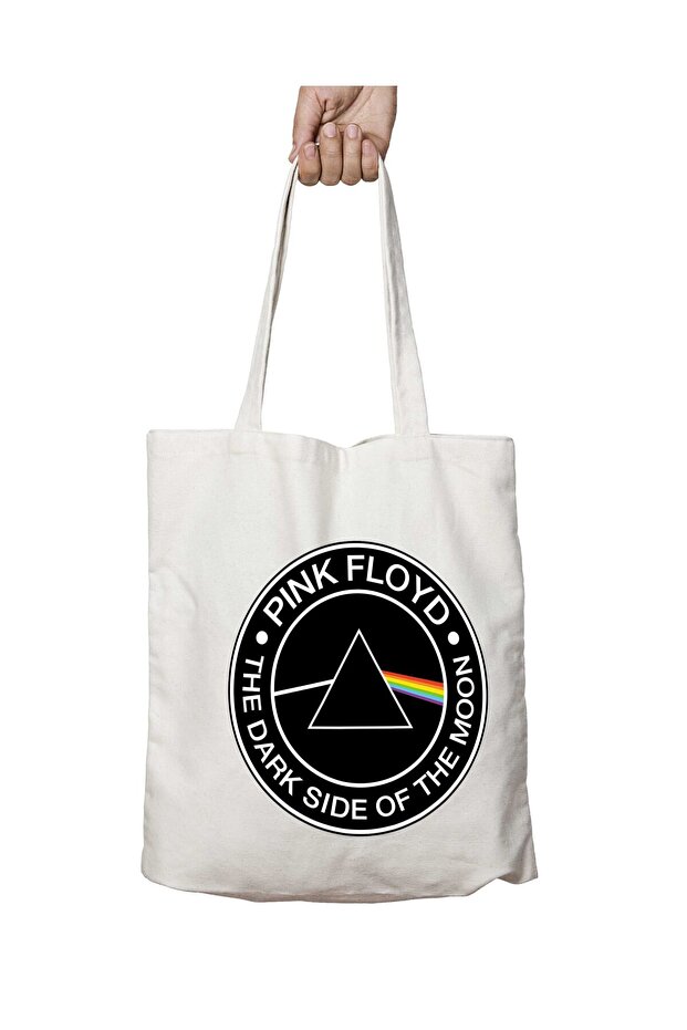 Pink Floyd - the Dark Side of the Moon Two Sides Permanent Washable School Beach Shoulder Tote Bag