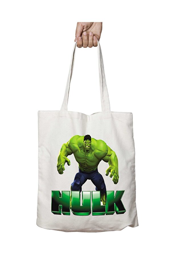Hulk (2) Design - Washable Two Sides Permanent Shoulder Tote Bag