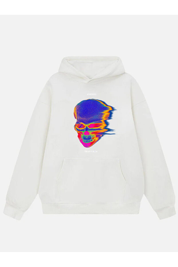 Unisex Oversize Fleece Hooded Sweatshirt - Tran Smit6 Printed