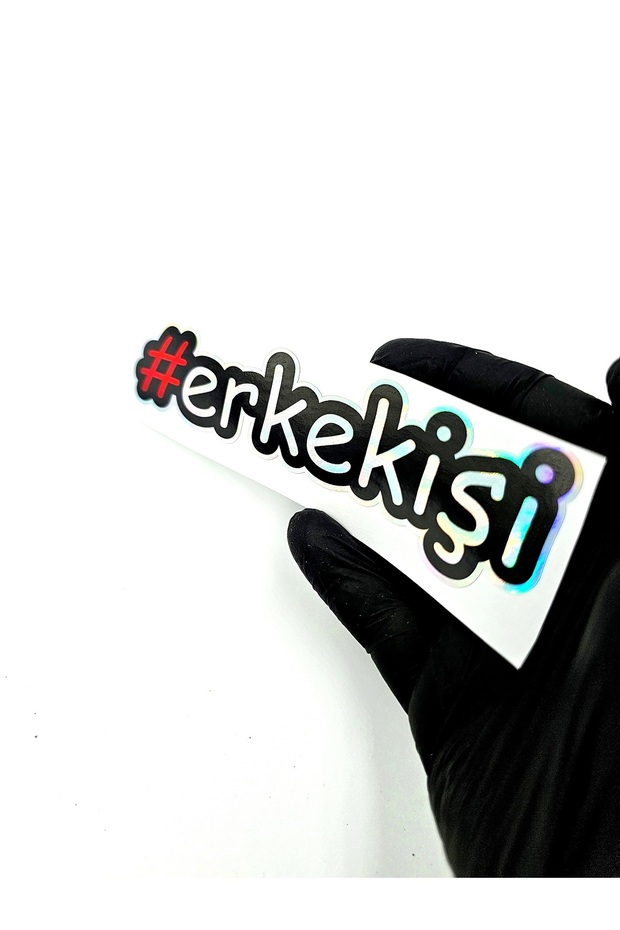 ملصق عمل رجالي بتصميم هولوجرام مخصص - # خاص لصانعي الملصقات