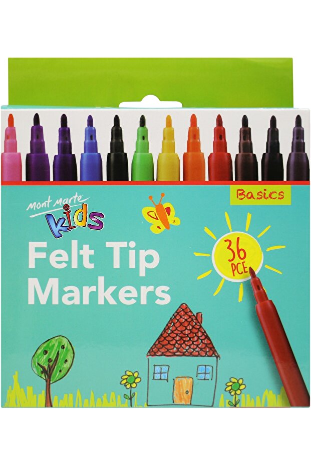 36 قلم رصاص ملون أساسي للأطفال - 3