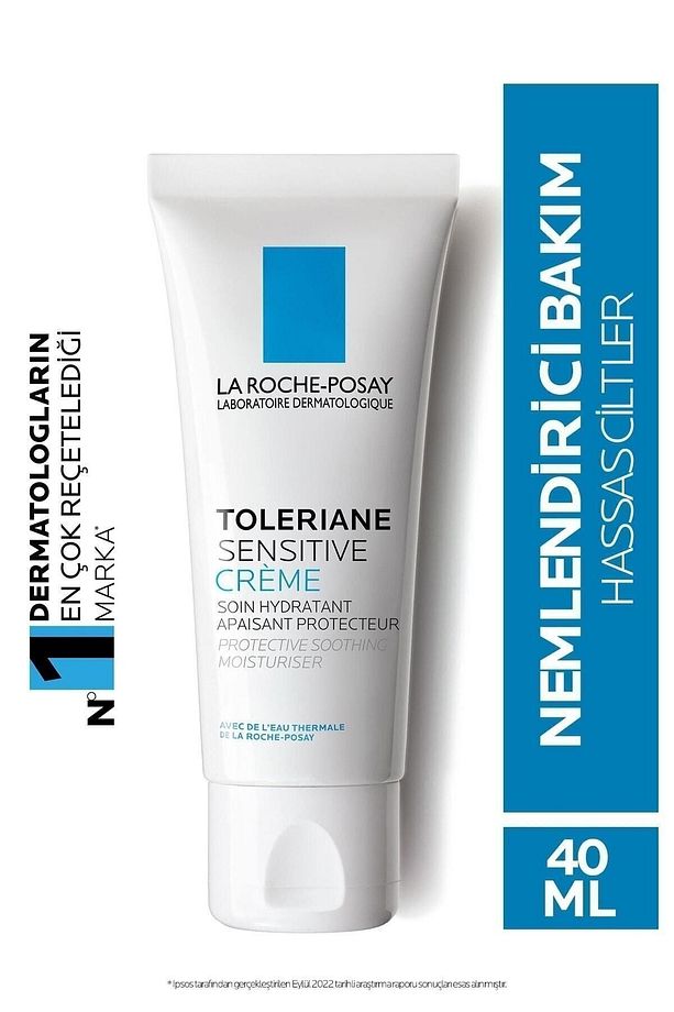 Soothing Moisturizing Toleriane Sensitive Care Cream for Dry and Sensitive Skin 40ml. LRPosay. - 3