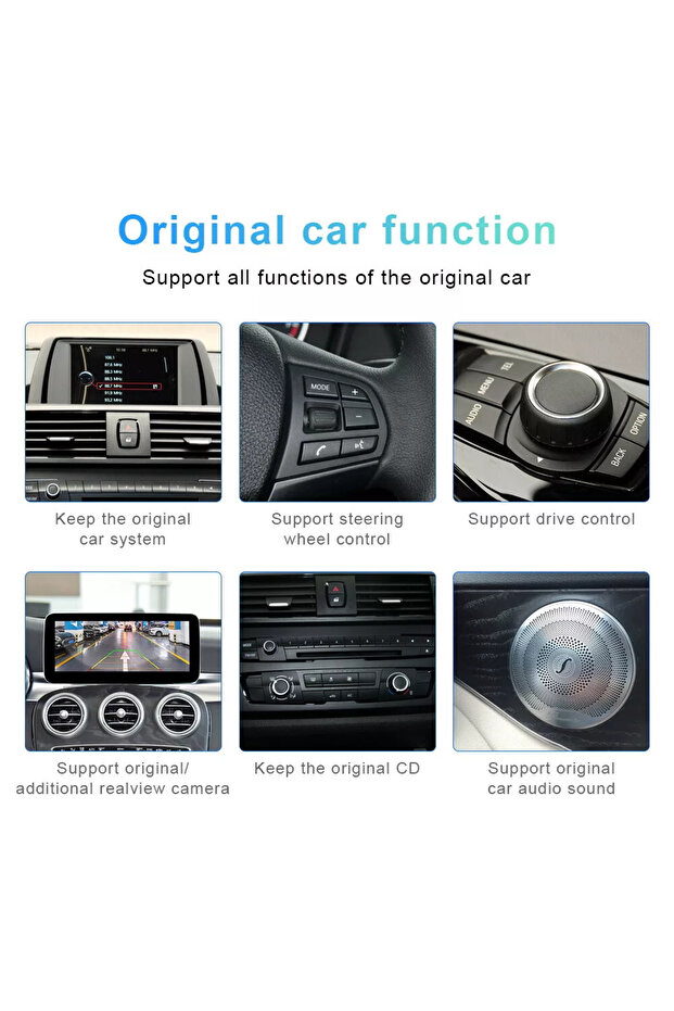 BMW E87 E81 E82 E88 Uyumlu MULTİMEDYA NAVİGASYON USB KAMERA ANDROID - 6