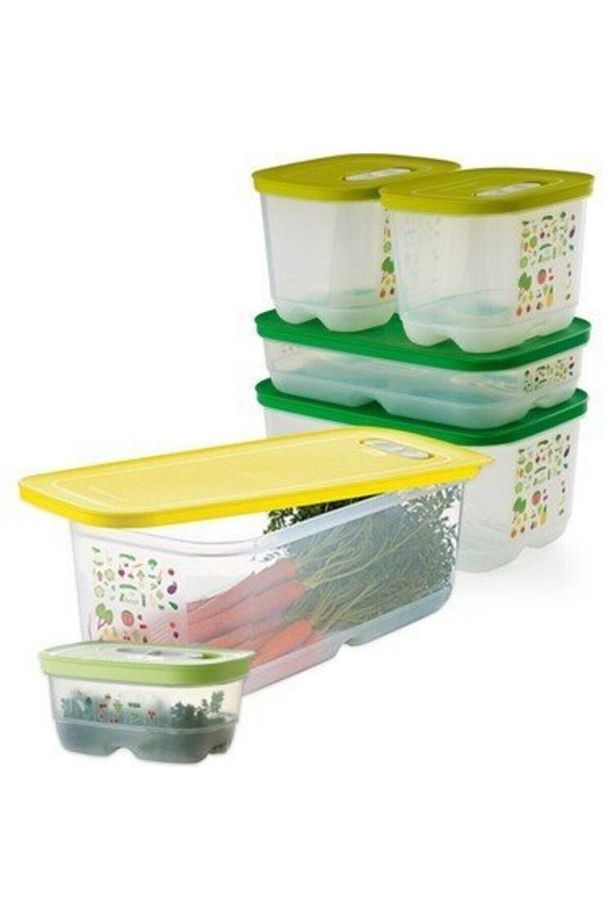 Sera Set 6'lı - 6.1lt X 1 - 4.4lt X 1 - 1.8lt Dikdörtgen X 1 - 1.8lt Kare X 2 - 375ml X 1 - 1