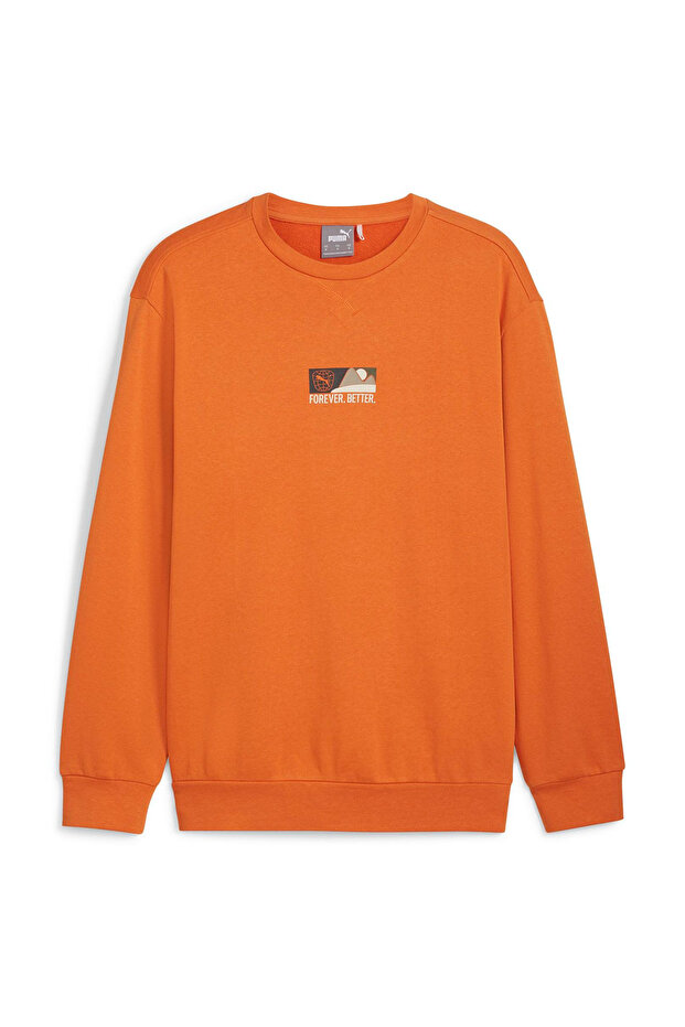 Better Sportswear Crew Orange Men's Sweatshirt
