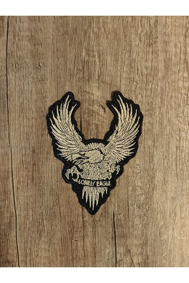 Lone Eagle Yam Embroidered Eagle Patch - 1