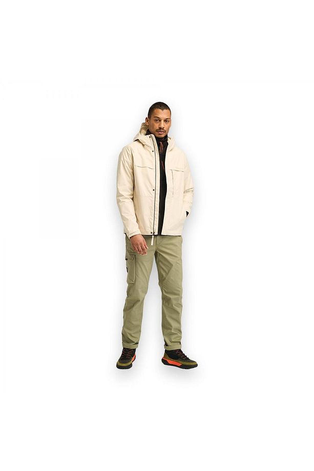 Tb0A5 Water Resistant Shell Jacket Krem Unisex Ceket - 5