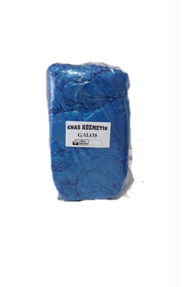 Overshoes Blue Straight Stitching Durable Rubber