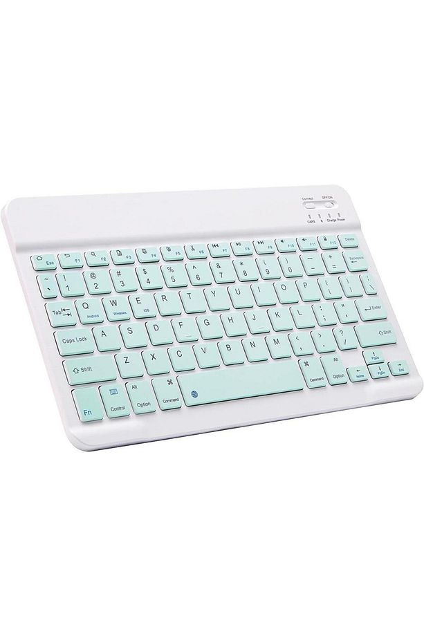 Huawei Matepad Pro 13.2" Uyumlu Kablosuz Bluetooth Şarj Edilebilir Klavye - Yeşil - 1