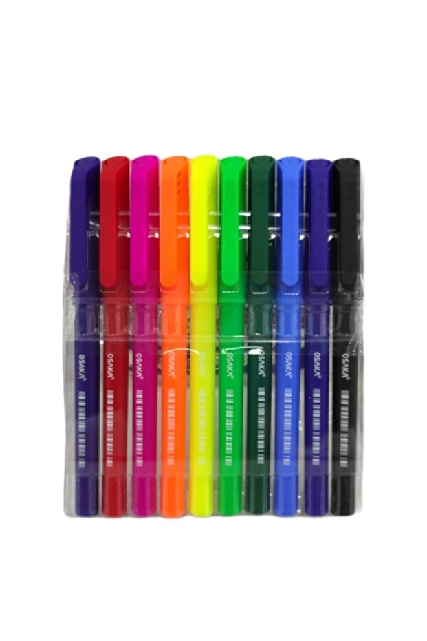 Sarı Fineliner Kalem Seti 10 Adet Ofk0410 - 4